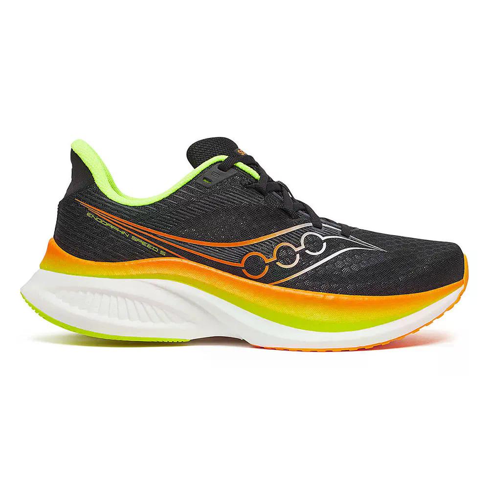サッカニー エン海豚 素早さ 5 駈けっくらシューズ （ Black/Vo2 ） | SAUCONY Endorphin Speed 5 running shoes  [t]