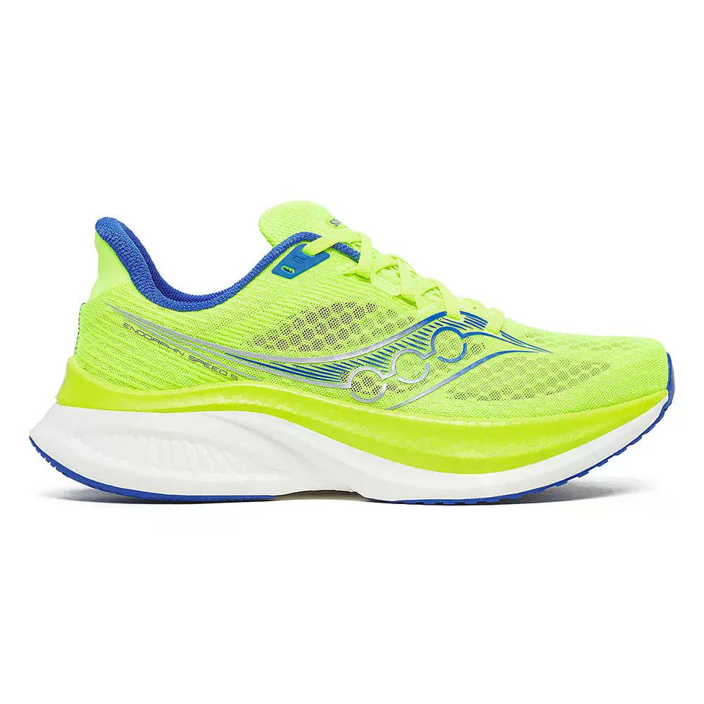 サッカニー エン海豚 素早さ 5 駈けっくらシューズ （ Citron/Lapis ） | SAUCONY Endorphin Speed 5 running shoes  [t]