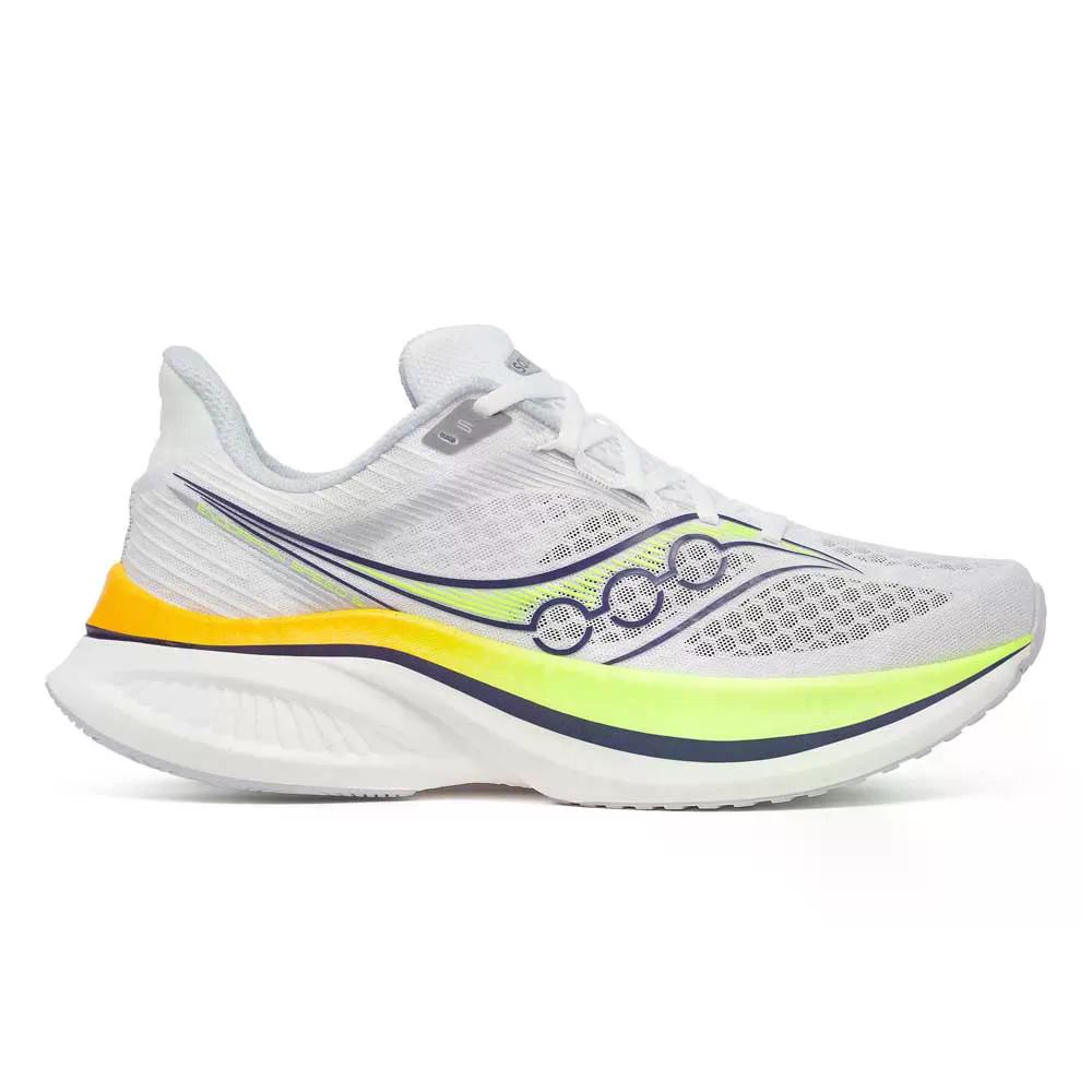 サッカニー エン海豚 素早さ 5 駈けっくらシューズ （ White/Citron ） | SAUCONY Endorphin Speed 5 running shoes  [t]