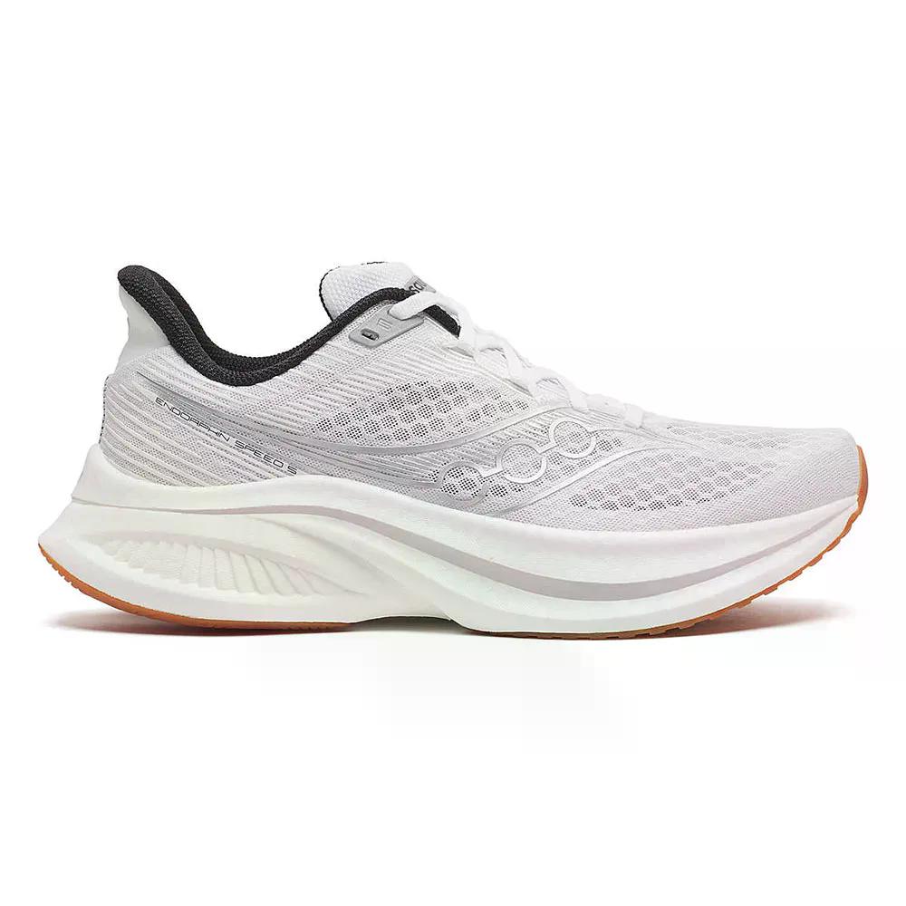 サッカニー エン海豚 素早さ 5 駈けっくらシューズ （ White/Gum ） | SAUCONY Endorphin Speed 5 running shoes  [t]