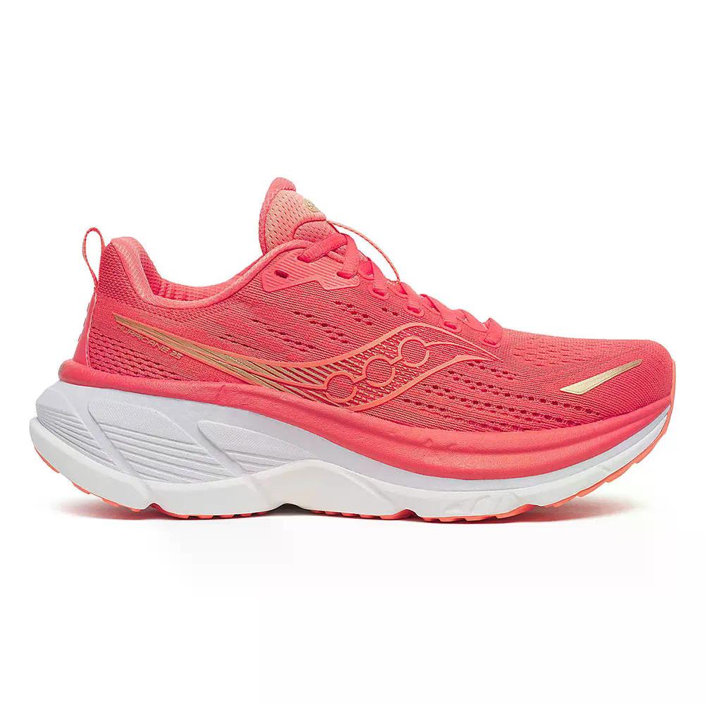 サッカニー ハリケイン 25 駈けっくらシューズ （ Coral/Thistle ） | SAUCONY Hurricane 25 running shoes  [t]