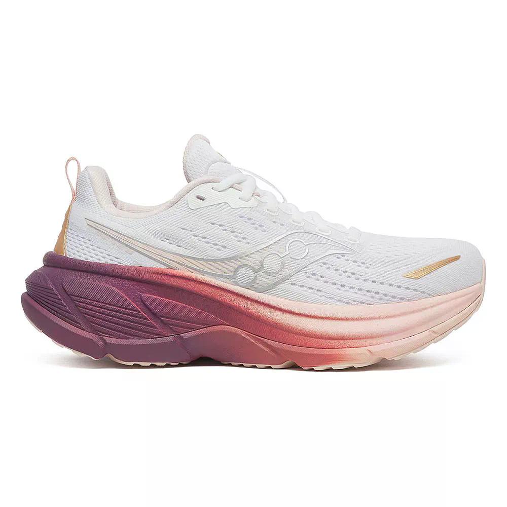 サッカニー ハリケイン 25 駈けっくらシューズ （ White/Cameo ） | SAUCONY Hurricane 25 running shoes  [t]