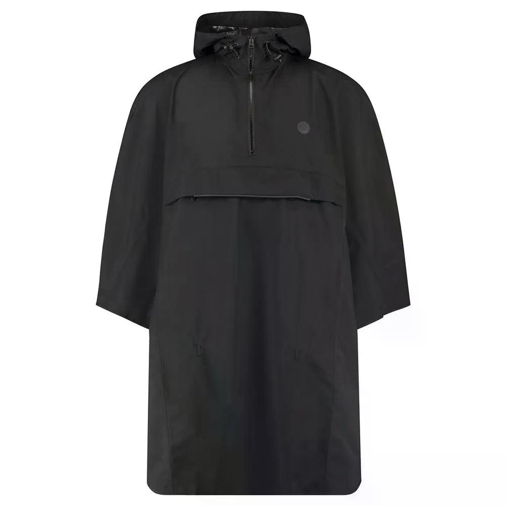 AGU Go Grant Essential 雨合羽ポンチョ （ Black ）  [t]