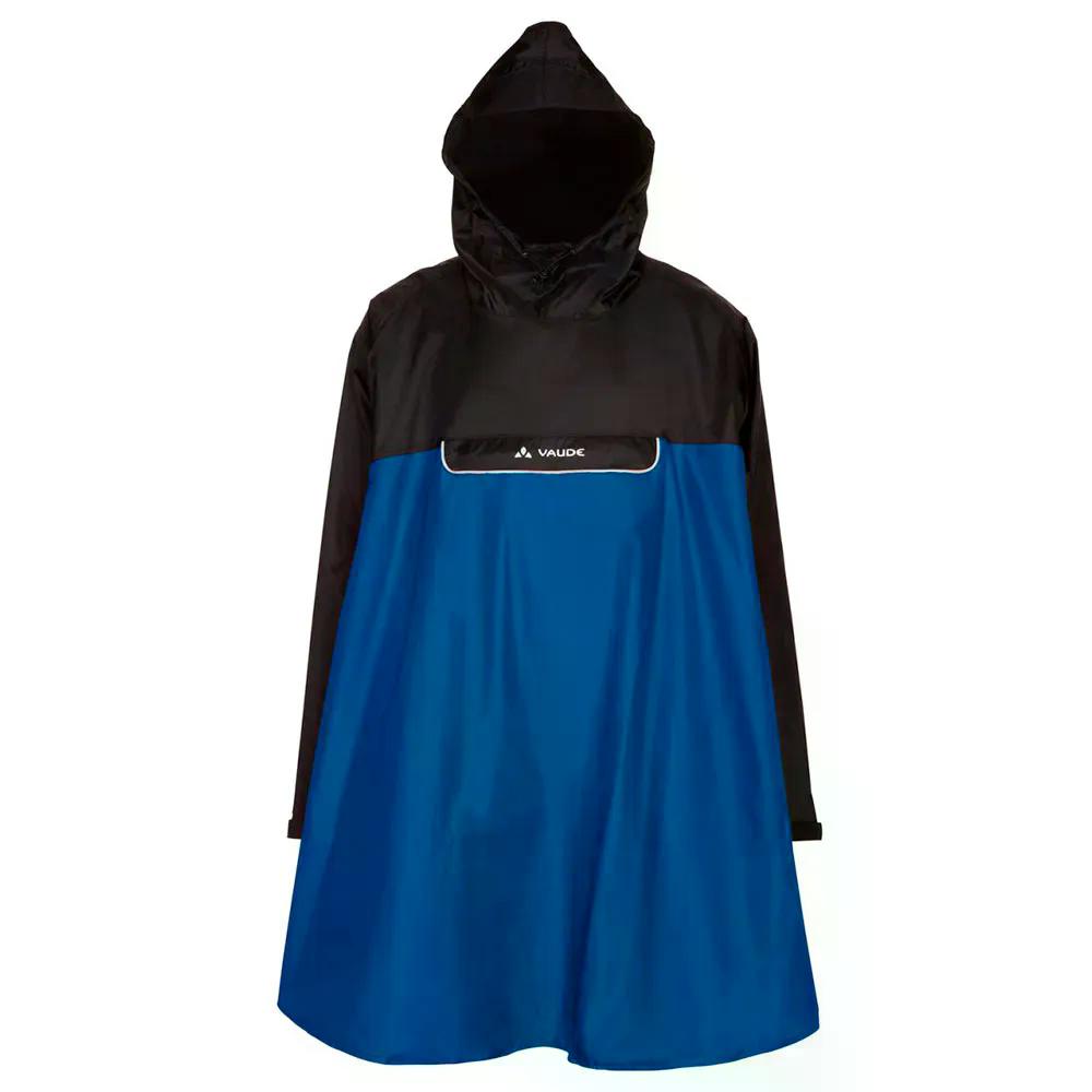 VAUDE  Valero 雨合羽ポンチョ （ DarkSea/Black ）  [t]