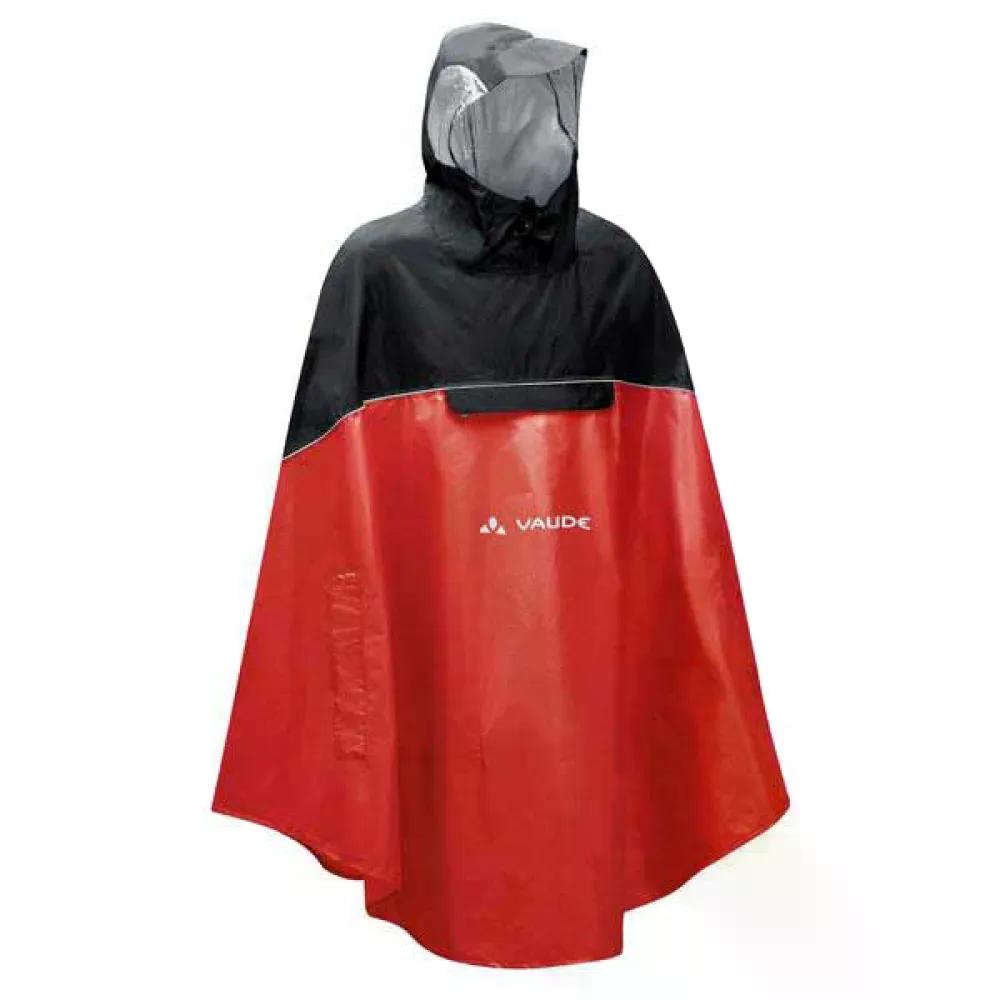 VAUDE Covero II ポンチョ （ Red ）  [t]