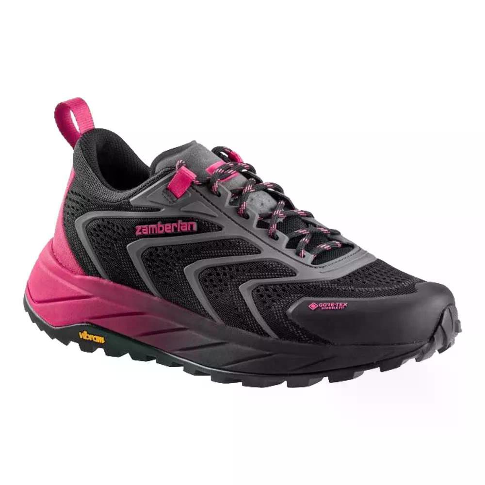 ザンバラン エクソトレイル GTX 山歩きシューズ 成人女性 （ BlackFuxia ） | ZAMBERLAN Exotrail GTX Hiking Shoes woman  [t]