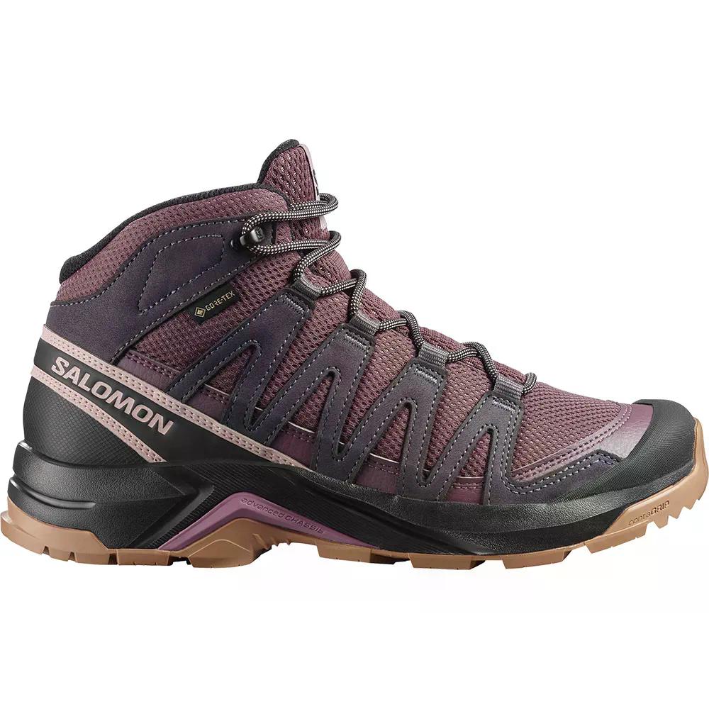 SALOMON X-Adventure Recon Mid GTX 山歩きシューズ （ Huckleberry/NineIron/ShadowGray ）  [t]