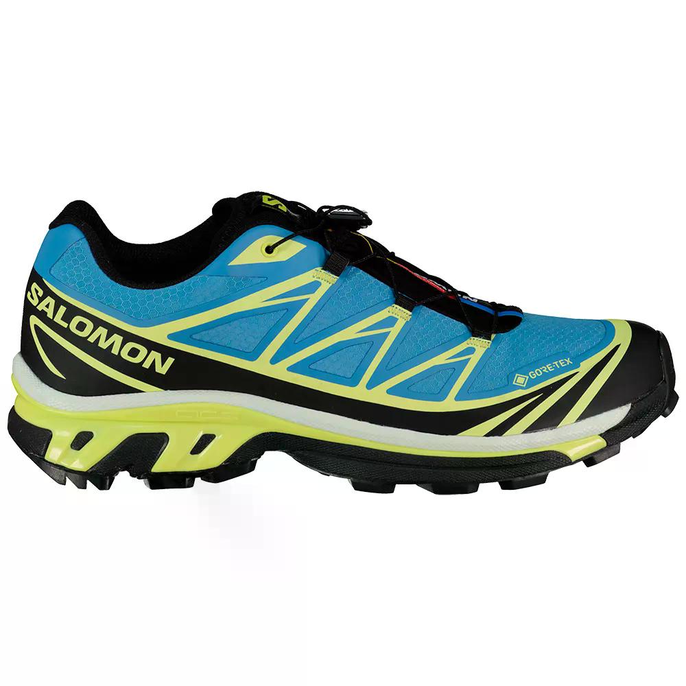 SALOMON XT-6 GTX 山歩きシューズ （ Niagara/SunnyLime/Black ）  [t] 靴・ブーツ-登山・クライミング-スポーツ・アウトドア