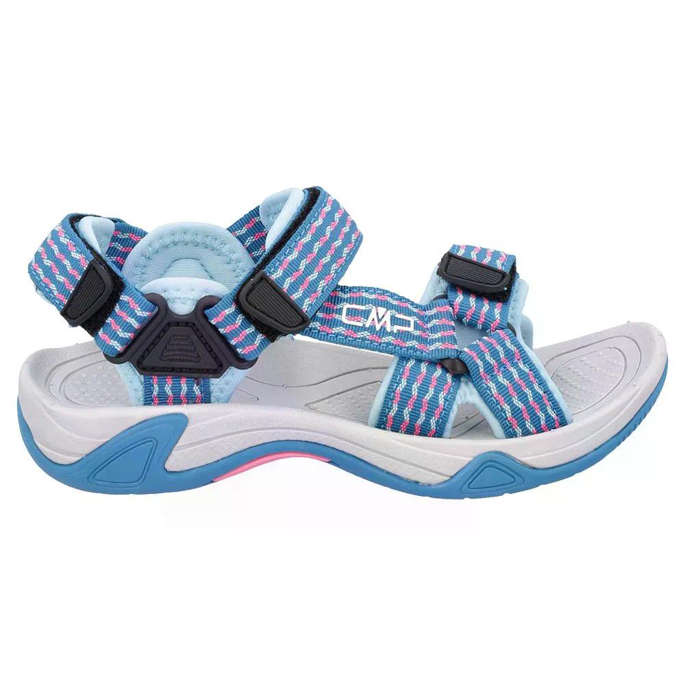 シーエムピー ハマル 38Q9954 キッズ サンダル （ DeepLake/PinkFluo ） | CMP Hamal 38Q9954 Kids Sandals  [t]