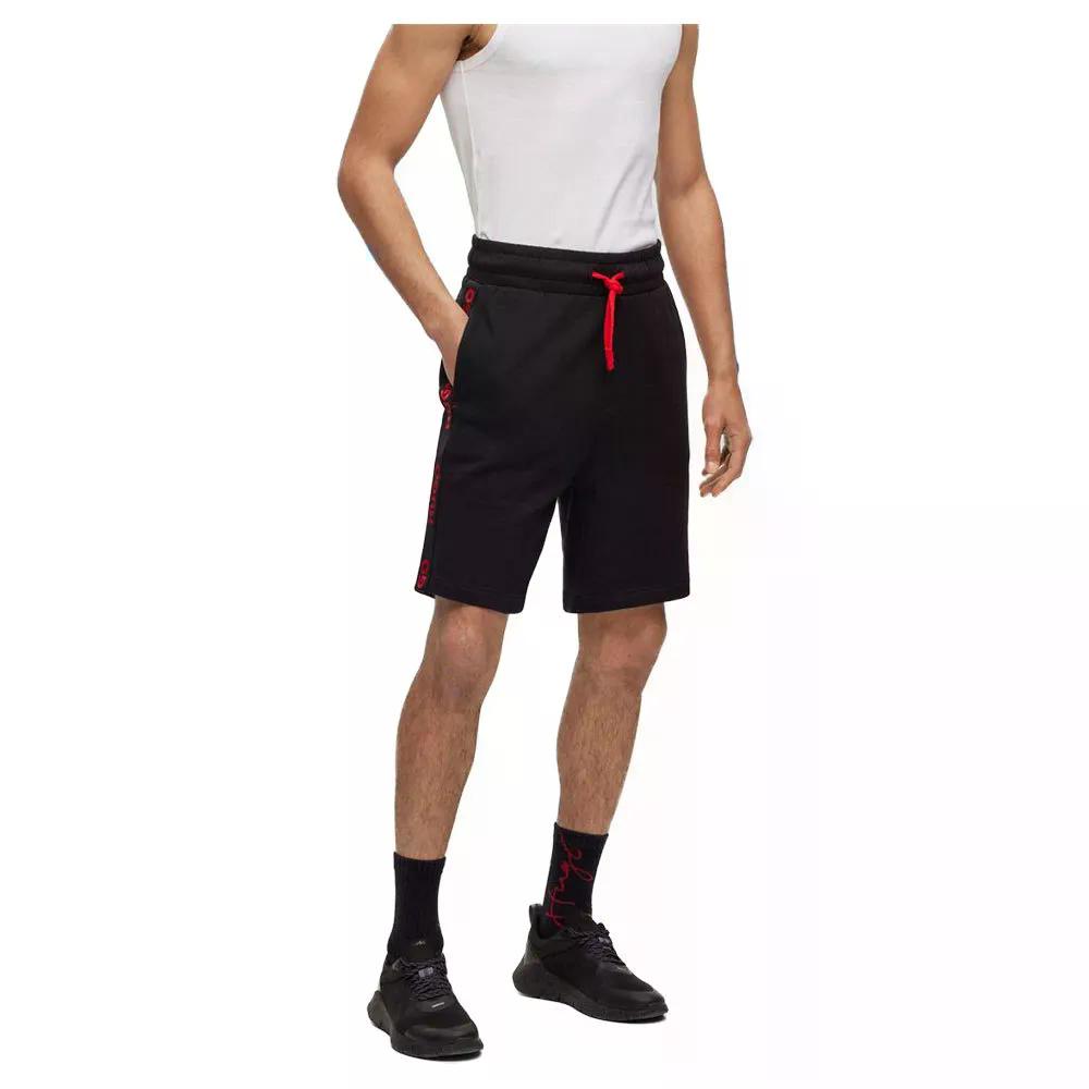 ヒューゴ スポーティ ロゴ 10251705 スウェット ショーツ （ Black ） | HUGO Sporty Logo 10251705 sweat shorts [t]