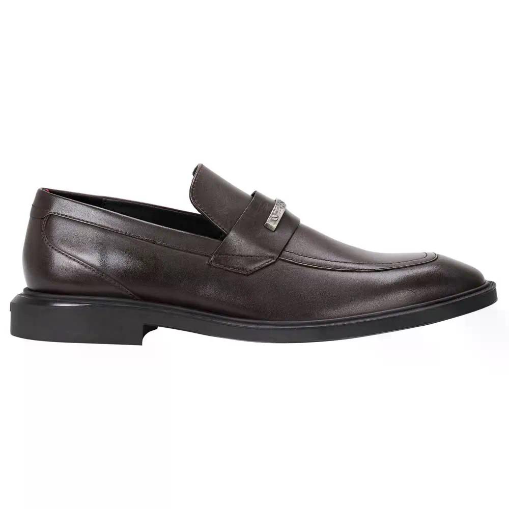 ヒューゴ グリフ 置き目毛革 （ MediumBrown ） | HUGO Gryff loafers  [t]