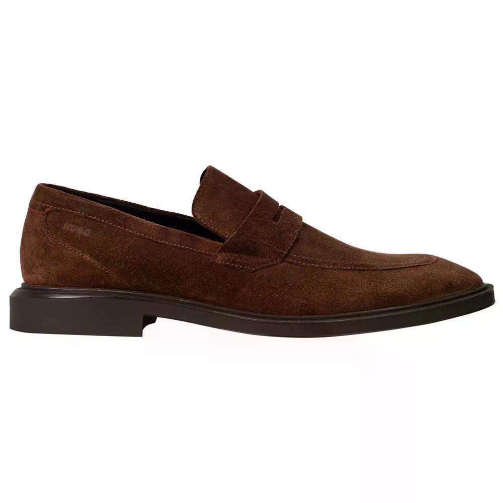 ヒューゴ グリフ 10271644 01 置き目毛革 （ OpenBrown ） | HUGO Gryff 10271644 01 loafers  [t]