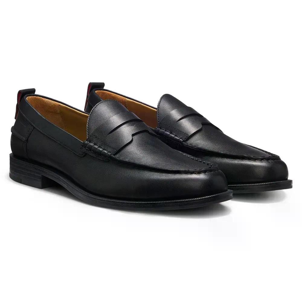 ヒューゴ ヴァリアン LTPE 10277827 置き目毛皮 （ Black ） | HUGO Varian Ltpe 10277827 loafers  [t]