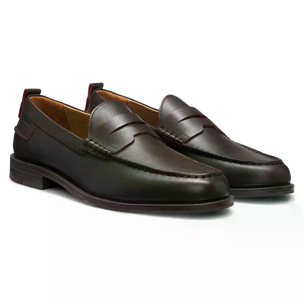 ヒューゴ ヴァリアン LTPE 10277827 置き目毛皮 （ DarkBrown ） | HUGO Varian Ltpe 10277827 loafers  [t]