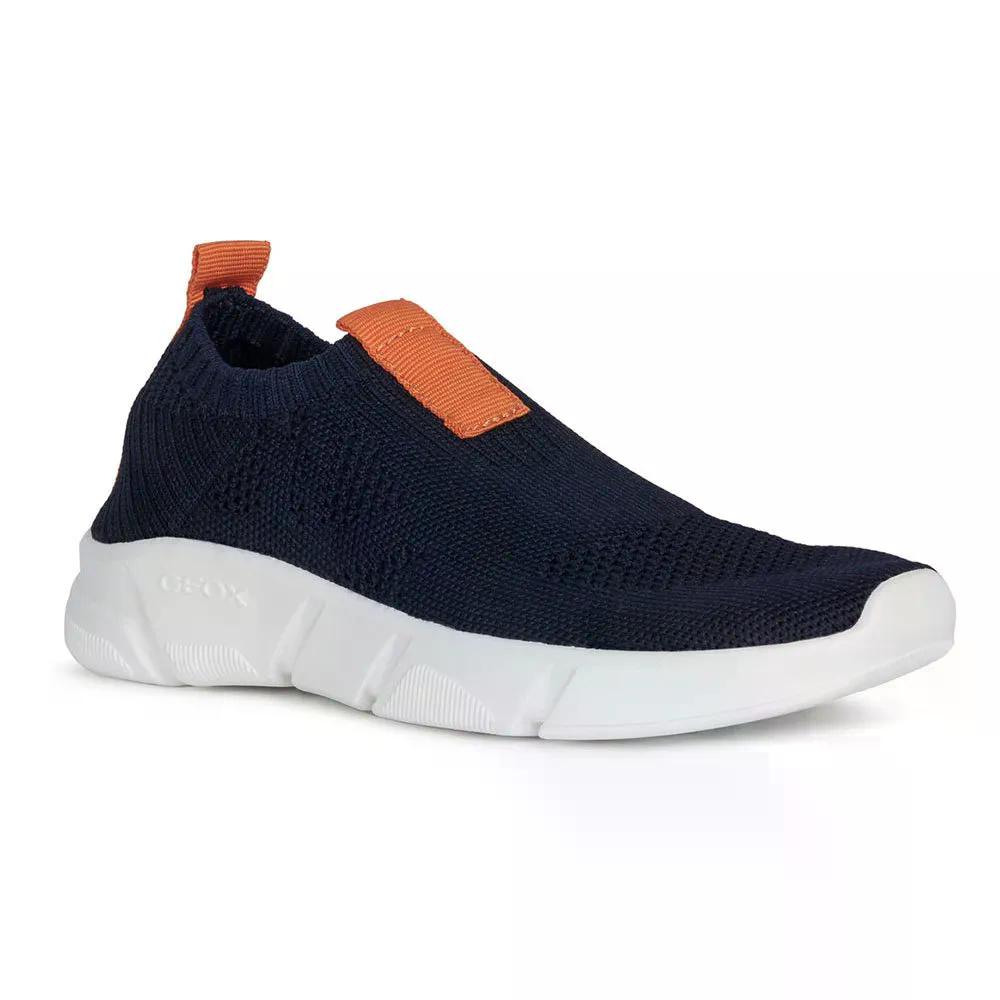 ジェオックス アリル キッズ スニーカー （ Navy/Orange ） | GEOX Aril Kids trainers  [t]