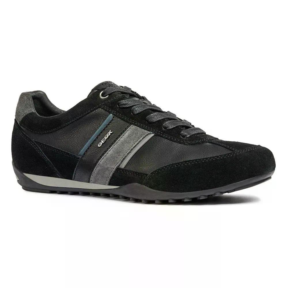 ジェオックス ウェルズ U52T5C スニーカー （ Black/DarkJeans ） | GEOX Wells U52T5C trainers [t]