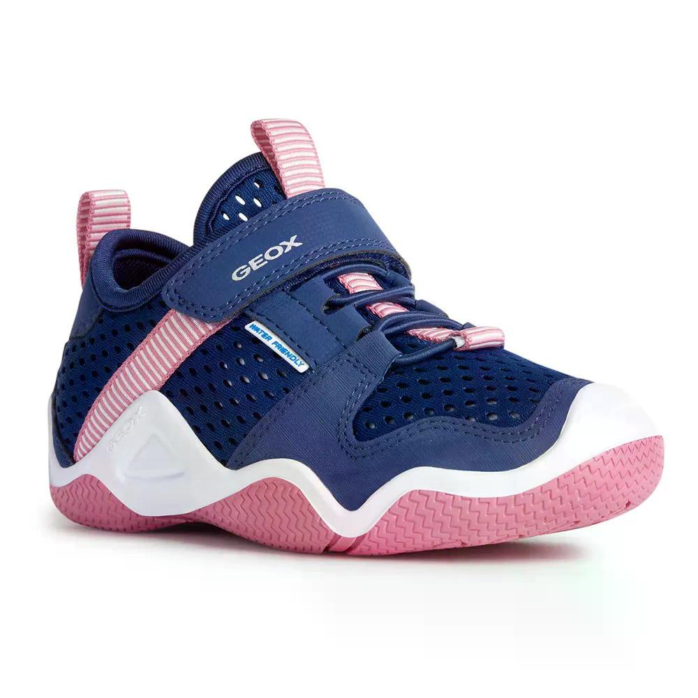 ジェオックス ウェーダー キッズ スニーカー （ Navy/Fuchsia ） | GEOX Wader Kids trainers [t] 10,032円