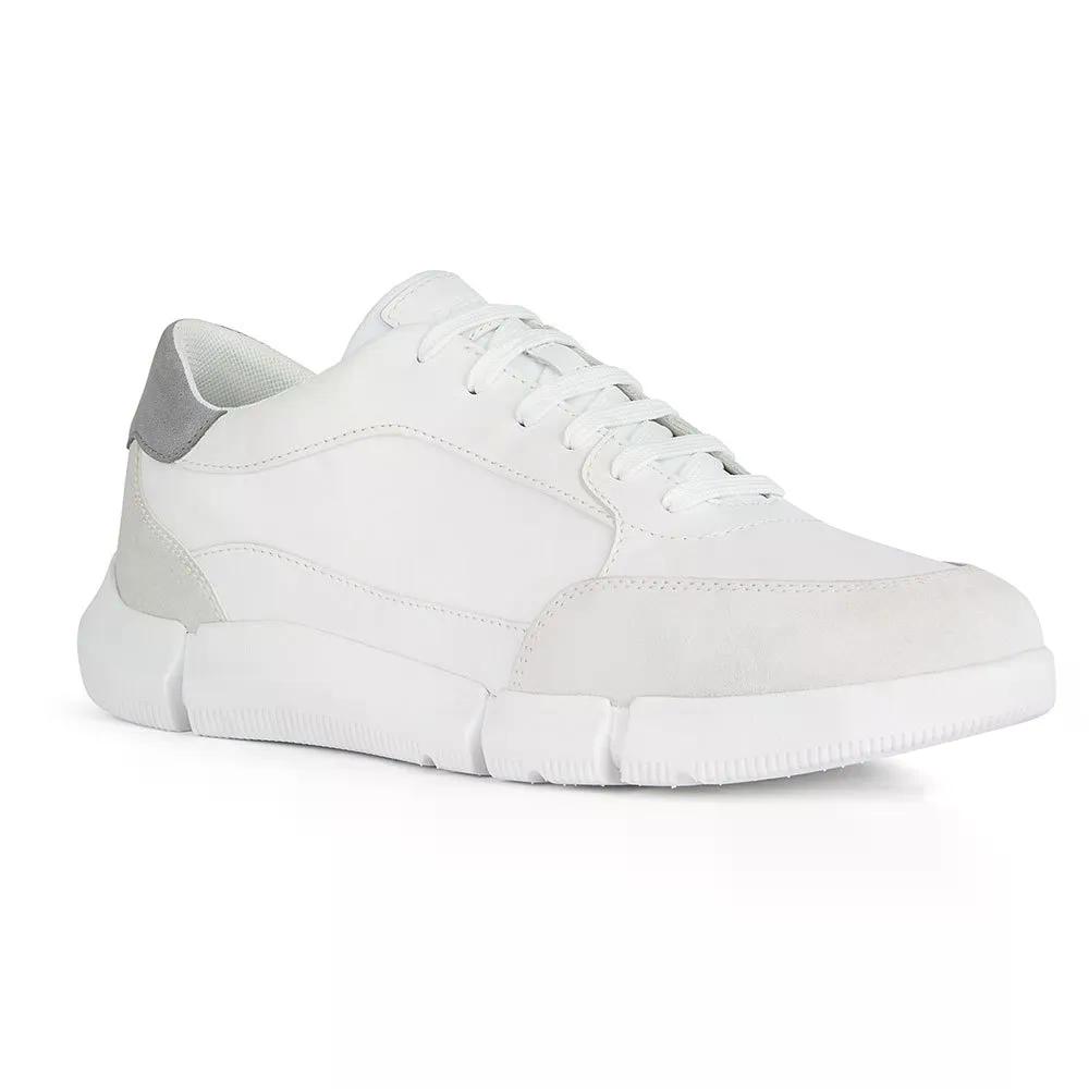ジェオックス アダクター スニーカー （ White/LightGrey ） | GEOX Adacter trainers [t]