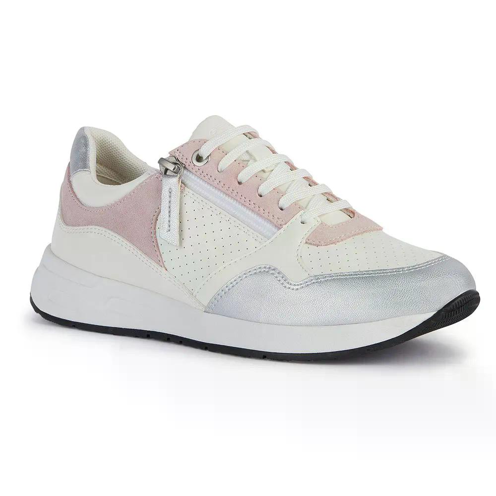 ジェオックス ブルミヤ スニーカー レディース （ White/LightPink ） | GEOX Bulmya trainers Woman  [t]