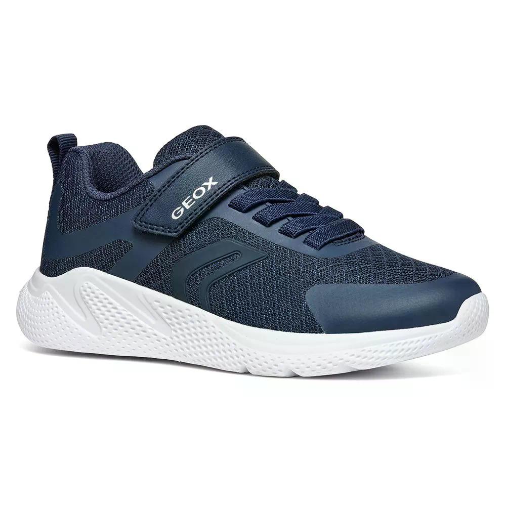 ジェオックス スプリンティエ キッズ スニーカー （ Navy ） | GEOX Sprintye Kids trainers  [t]