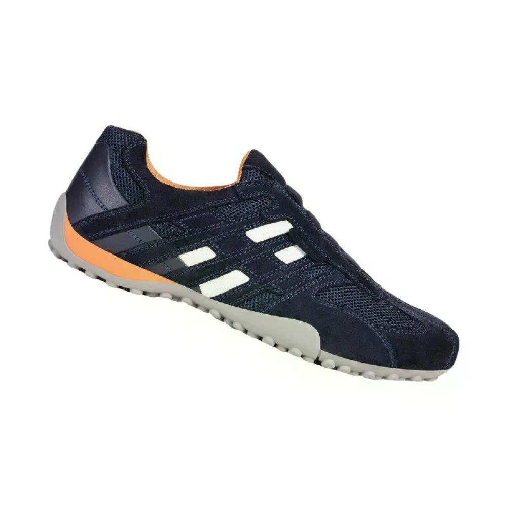 ジェオックス 長蛇 スリッポン シューズ （ Navy ） | GEOX Snake slip-on shoes  [t]