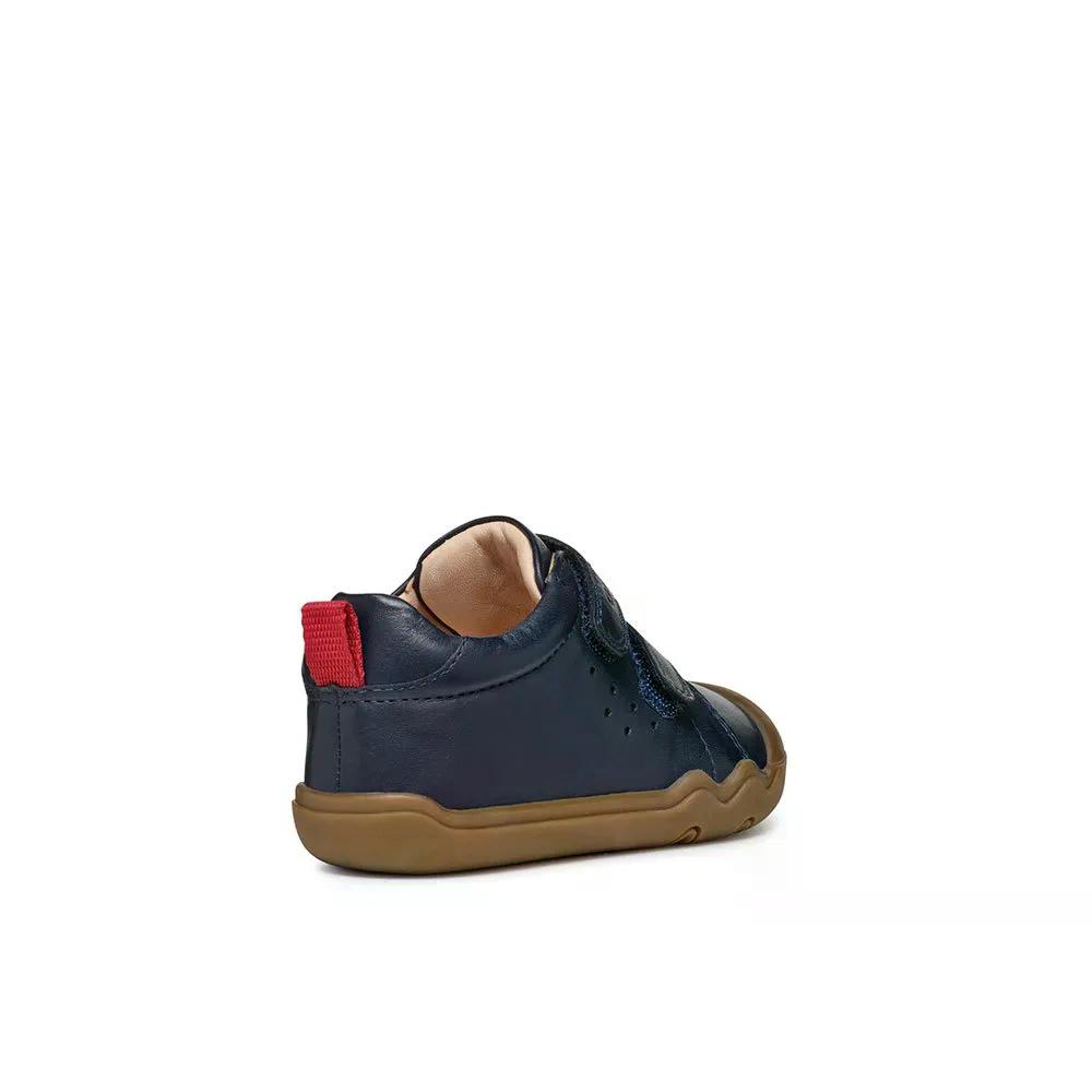 ジェオックス ステッピーアップ A ベビー スニーカー （ Navy ） | GEOX Steppieup A baby trainers [t]