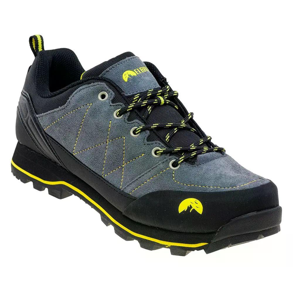 ELBRUS Tilbur 山歩きシューズ （ SteelGrey/Black/Lime ）  [t]