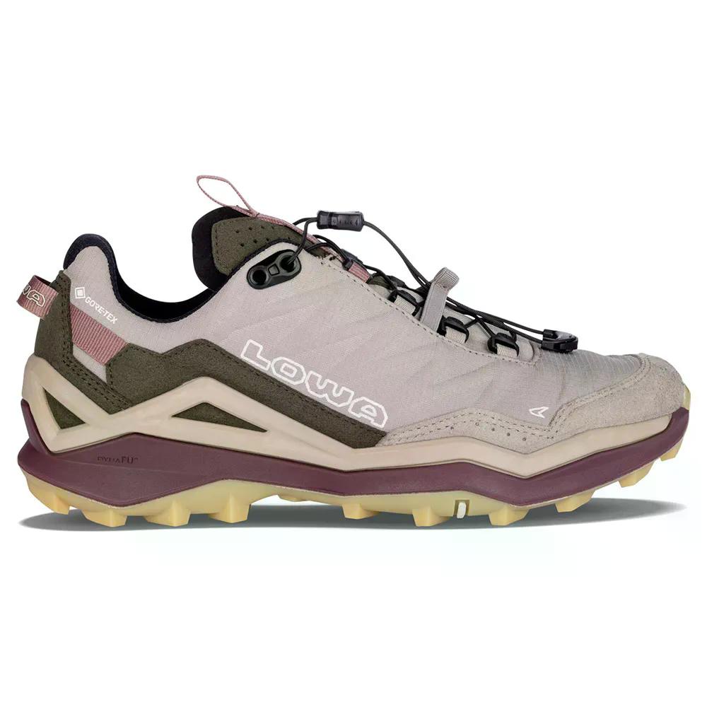 ローバー マドックス 労働者階級 ゴアテックス LO SL 山歩きシューズ レディース （ Desert/OldRose ） | LOWA Maddox Pro GORE-TEX Lo SL Hiking Shoes Women Women  [t]