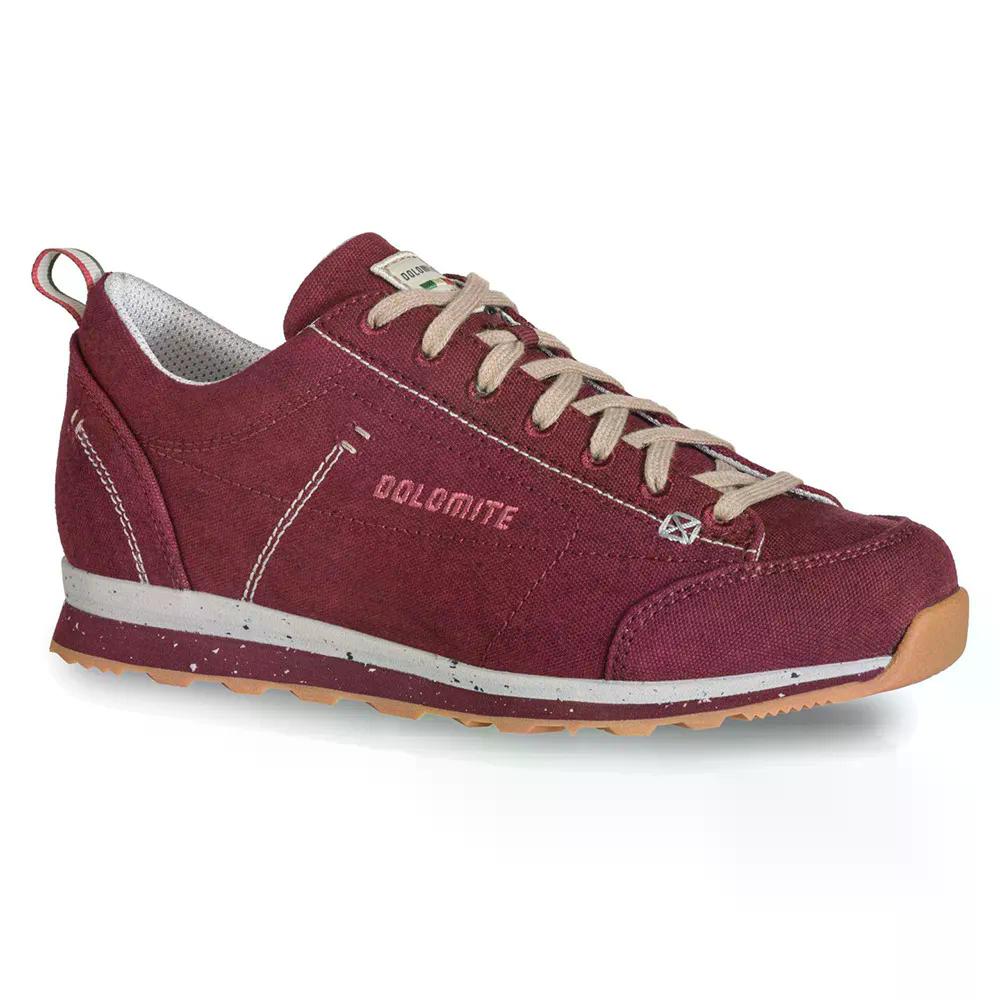 ドロミテ 54 LH 帆布 エボ 山歩きシューズ レディース （ BurgundyRed ） | DOLOMITE 54 LH Canvas Evo Hiking Shoes Women  [t]