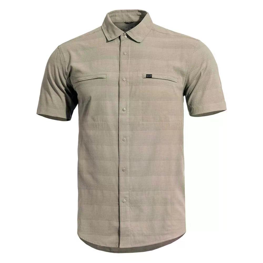 国防省 リップル サンプローフ 遊撃手衣袂 ティーシャツ （ Khaki ） | PENTAGON Ripple Sunproof short sleeve shirt  [t] その他-スポーツ・アウトドア
