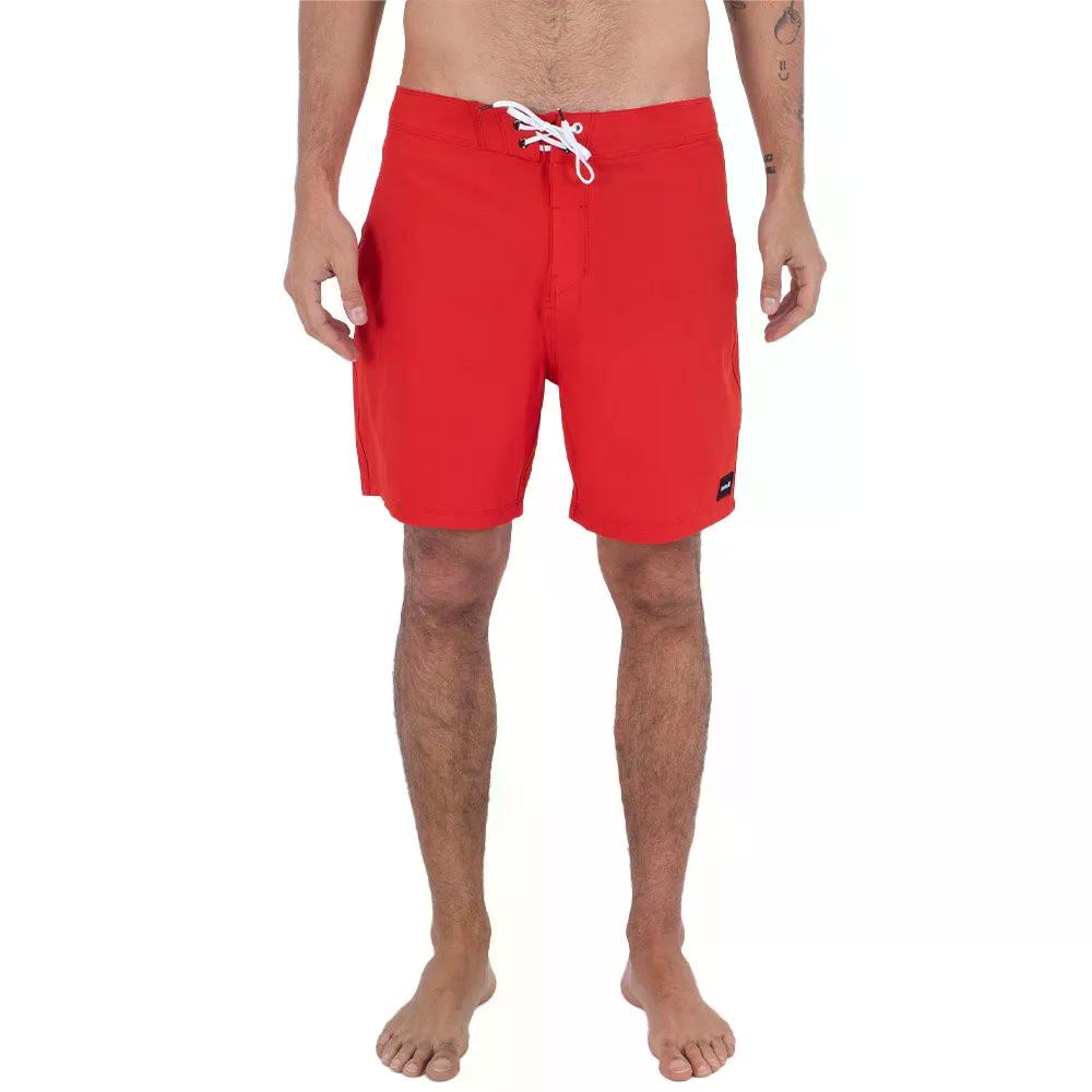 HURLEY Phantom-Eco Oao Solid 18\" 水浴びズボン下 （ UnityRed ）  [t]"