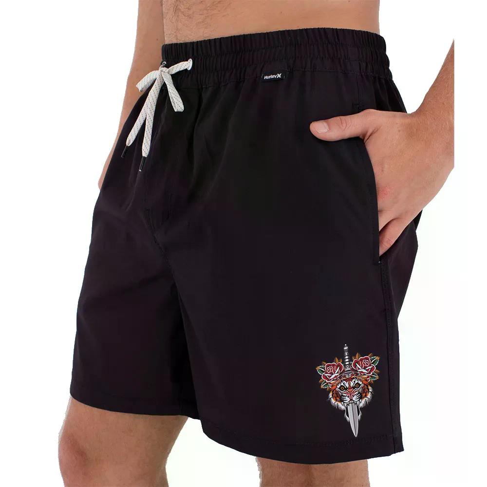 HURLEY Volley Flex Tattoo 水浴びズボン下 （ Black ）  [t]