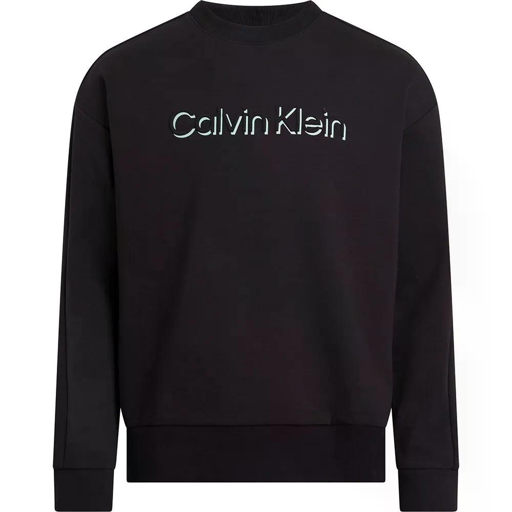 カルバン・クライン 影ぼうし エンボスド ロゴタイプ トレイナー （ CkBlack ） | CALVIN KLEIN Shadow Embossed Logo sweatshirt  [t]
