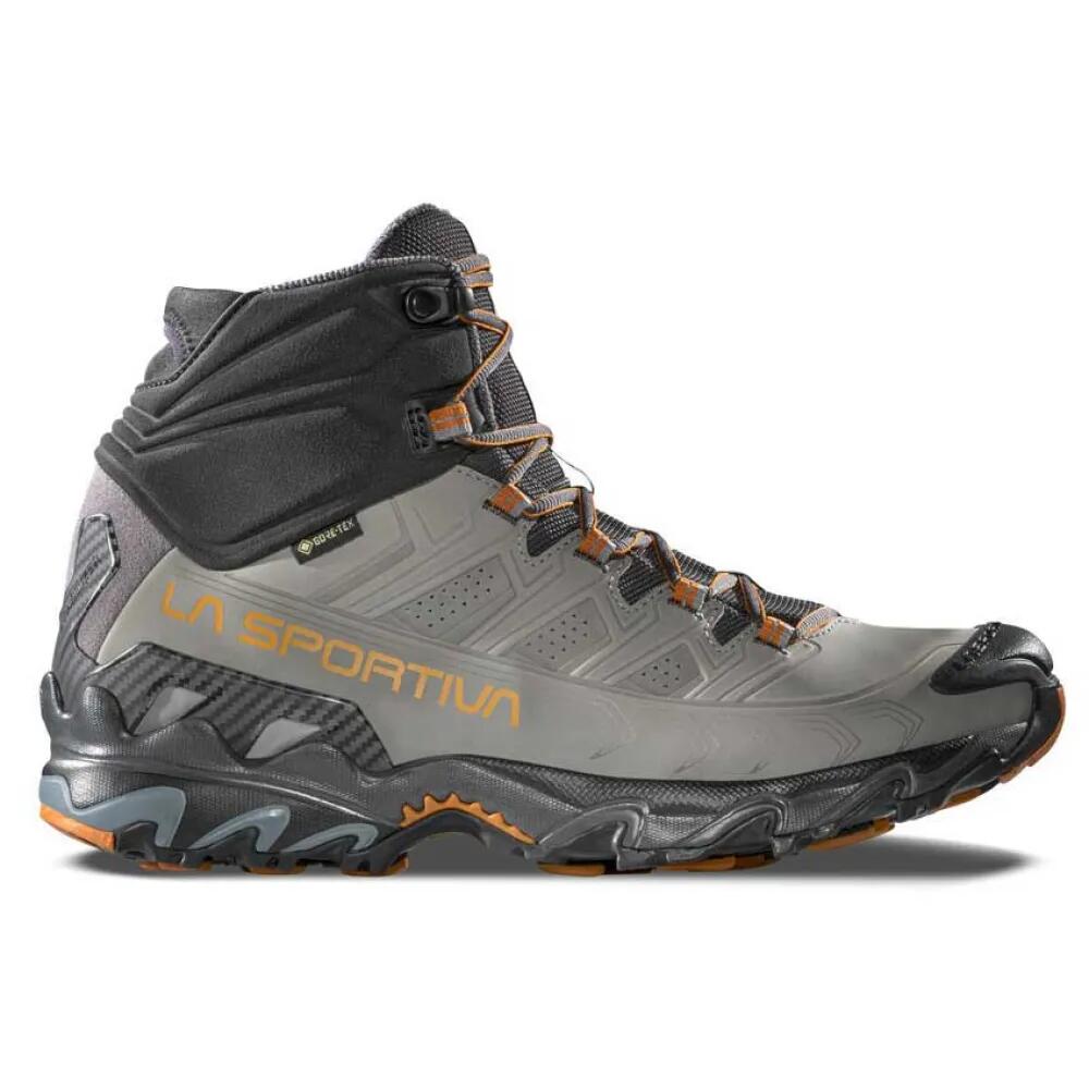 ラ・スポルティバ ウルトラ ラプター II ミッド レザー ゴアテックス ハイキングブーツ （ Grey/Marmalade ） | LA SPORTIVA