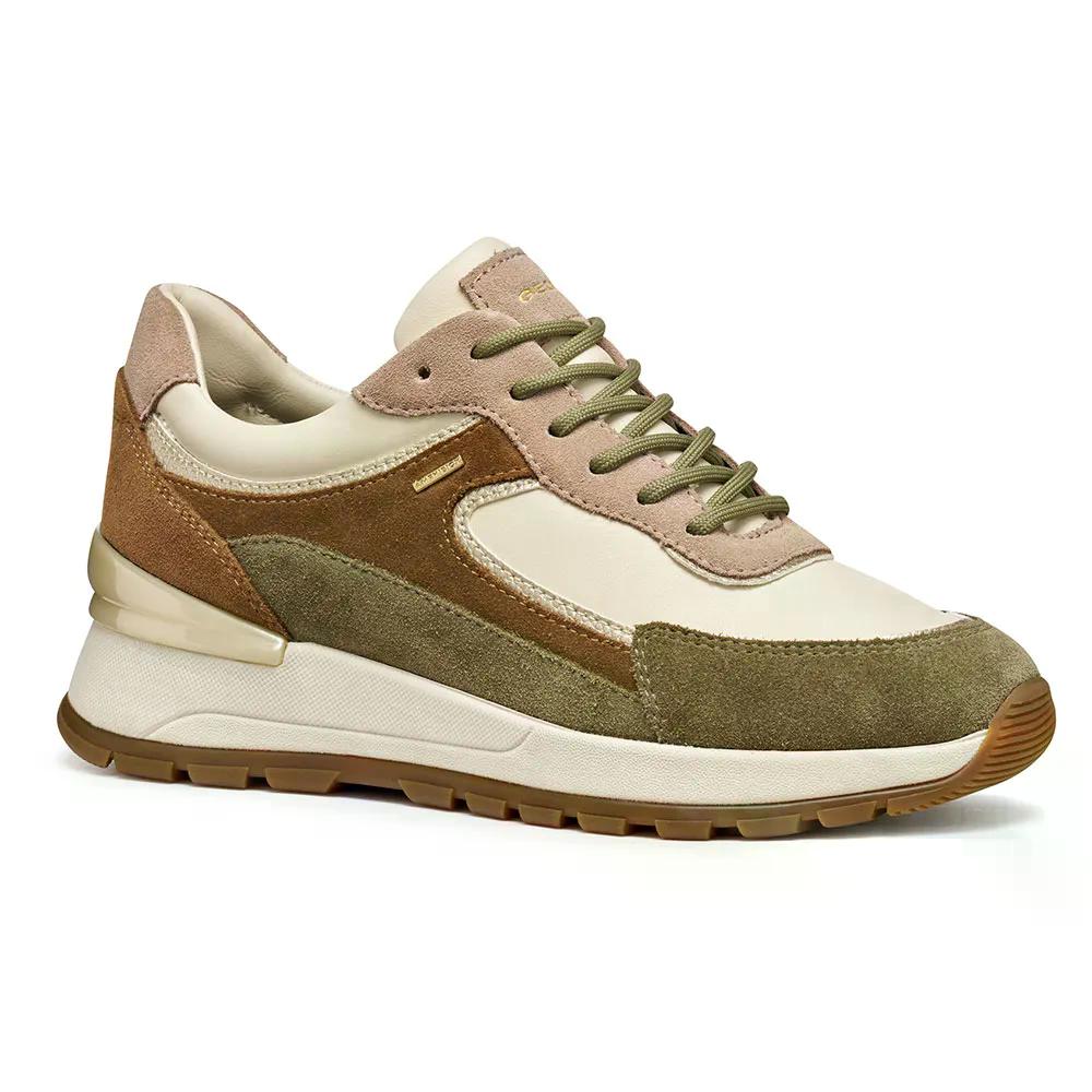 ジェオックス デシャ B ABX スニーカー 成人女性 （ Papyrus/Musk ） | GEOX Desya B ABX sneakers woman  [t]
