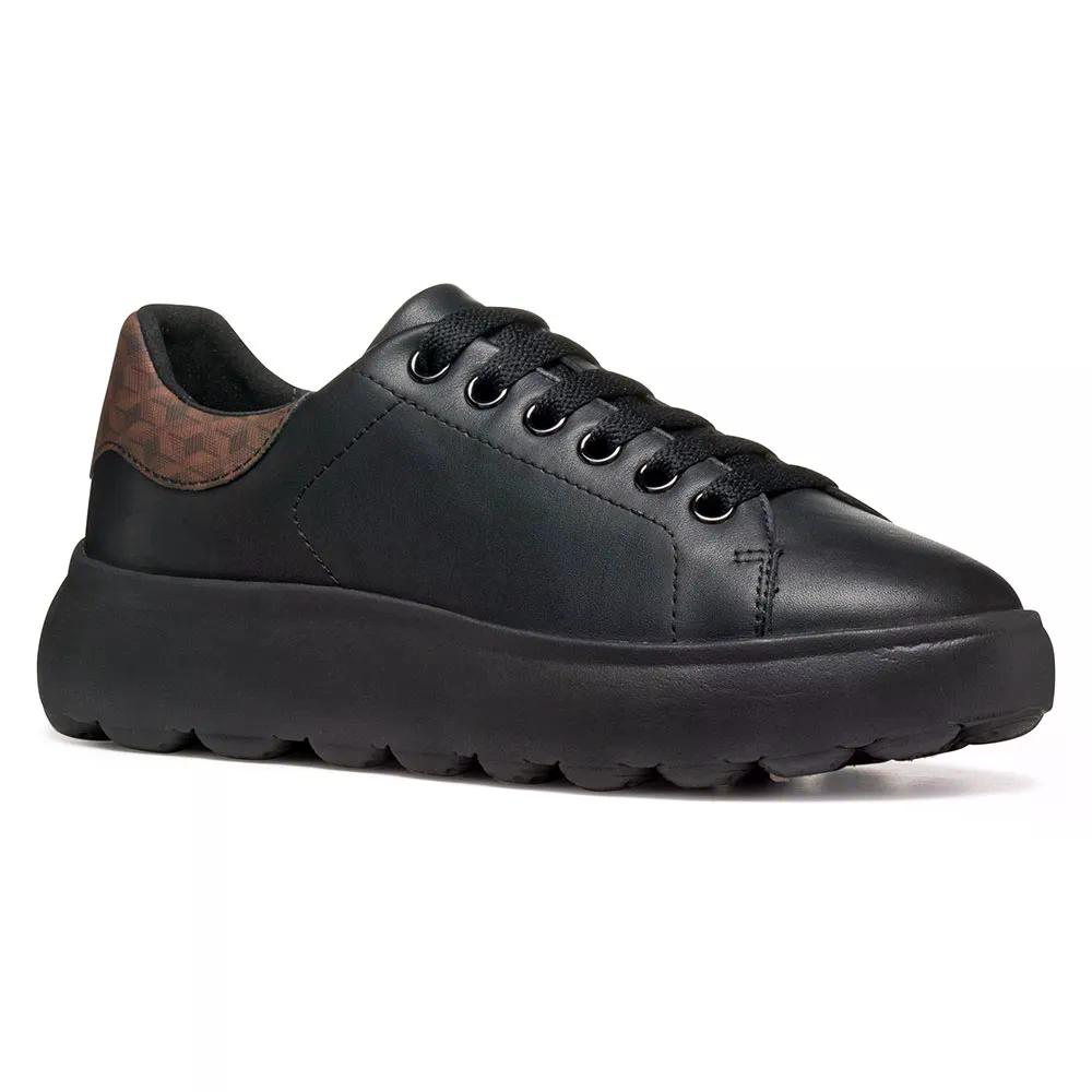 ジェオックス スフェリカ EC4.1 スニーカー ウーマン （ Black/DarkBrown ） | GEOX Spherica EC4.1 sneakers woman [t]