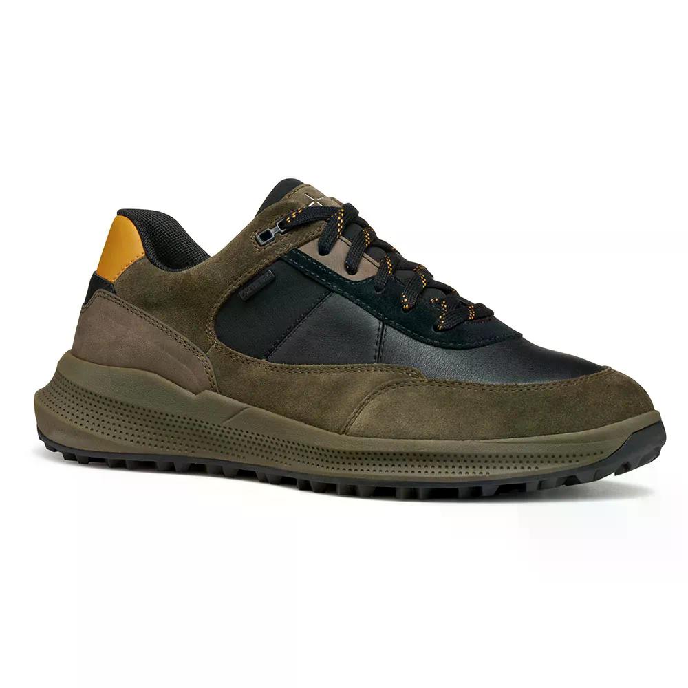 ジェオックス PG1X ABX スニーカー （ Military/Black ） | GEOX Pg1X Abx sneakers  [t]
