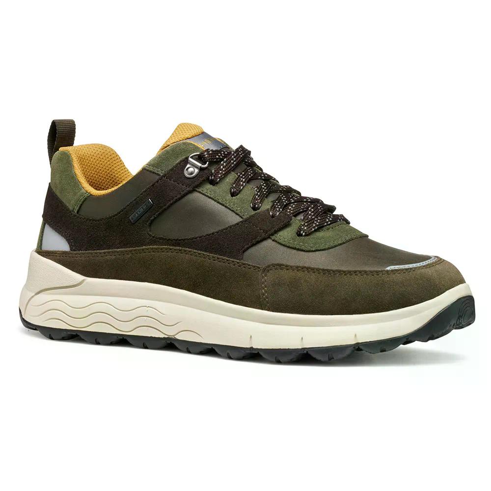 ジェオックス スフェリカ 4X4 B ABX スニーカー （ Military/Coffee ） | GEOX Spherica 4X4 B ABX sneakers [t]