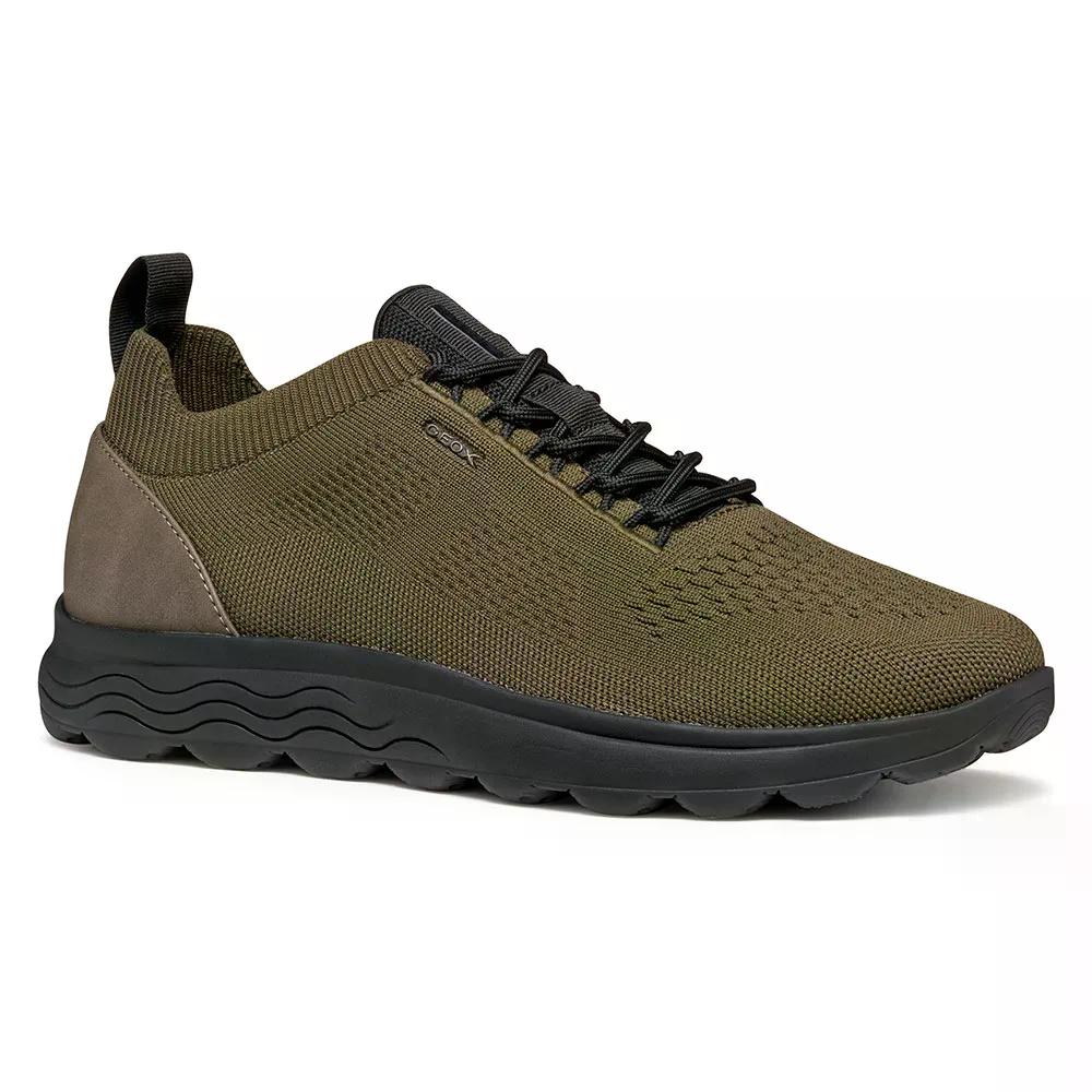 ジェオックス スフェリカ A スニーカー （ Military/Black ） | GEOX Spherica A sneakers  [t] メンズ靴-スニーカー