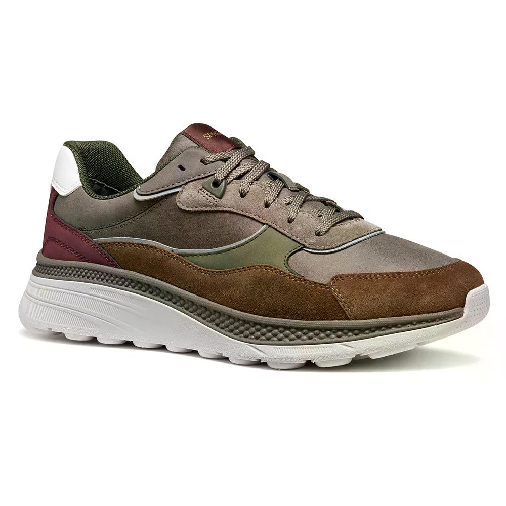 ジェオックス スフェリカ アクティフ X1 スニーカー （ DoveGrey/Browncotto ） | GEOX Spherica Actif X1 sneakers  [t]