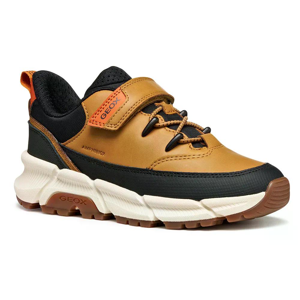 ジェオックス フレクシパー 足し加える スニーカー ボーイズ （ DarkYellow ） | GEOX Flexyper Plus sneakers Boys  [t]