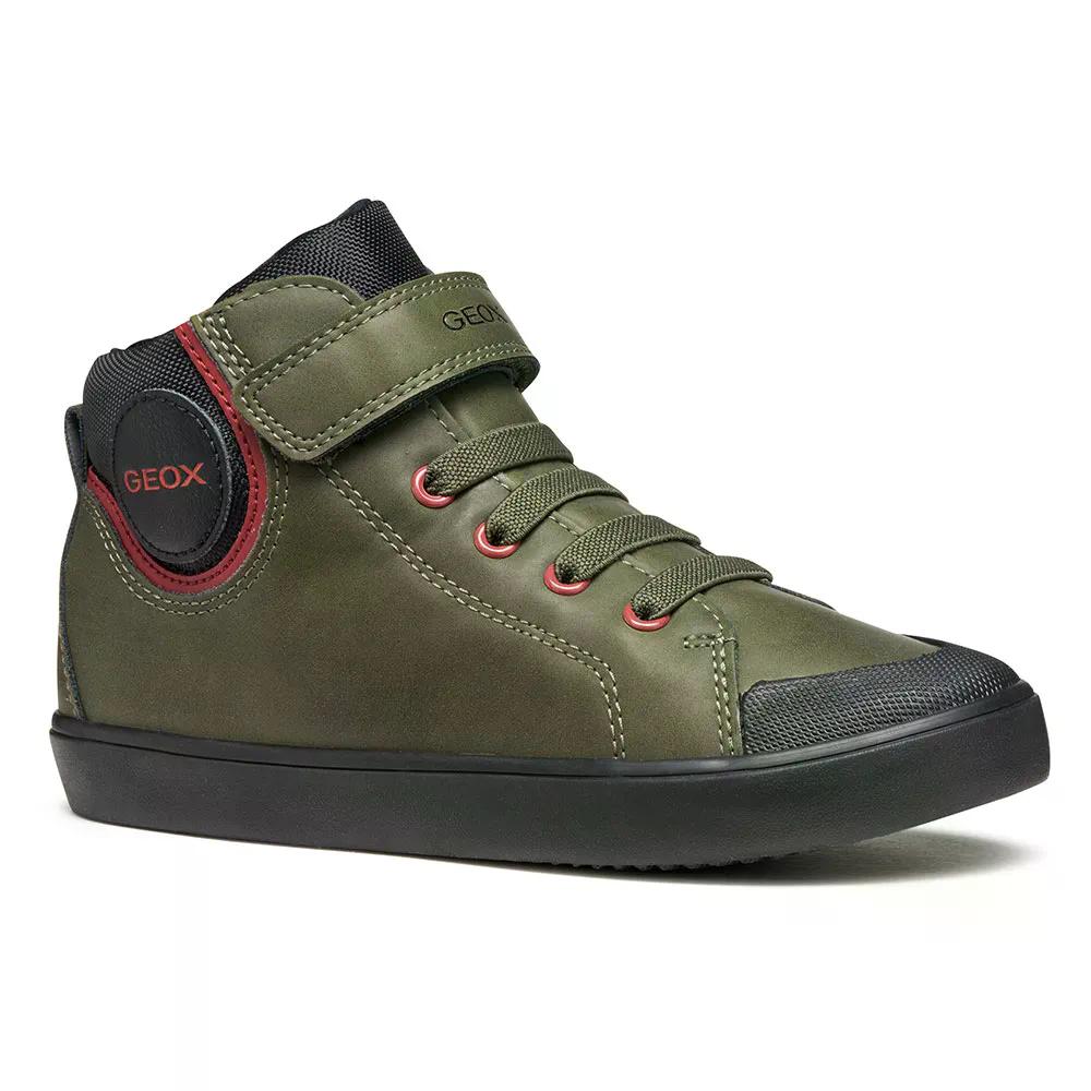 ジェオックス ジスリ C スニーカー ボーイズ （ DarkGreen/Black ） | GEOX Gisli C sneakers Boys  [t]