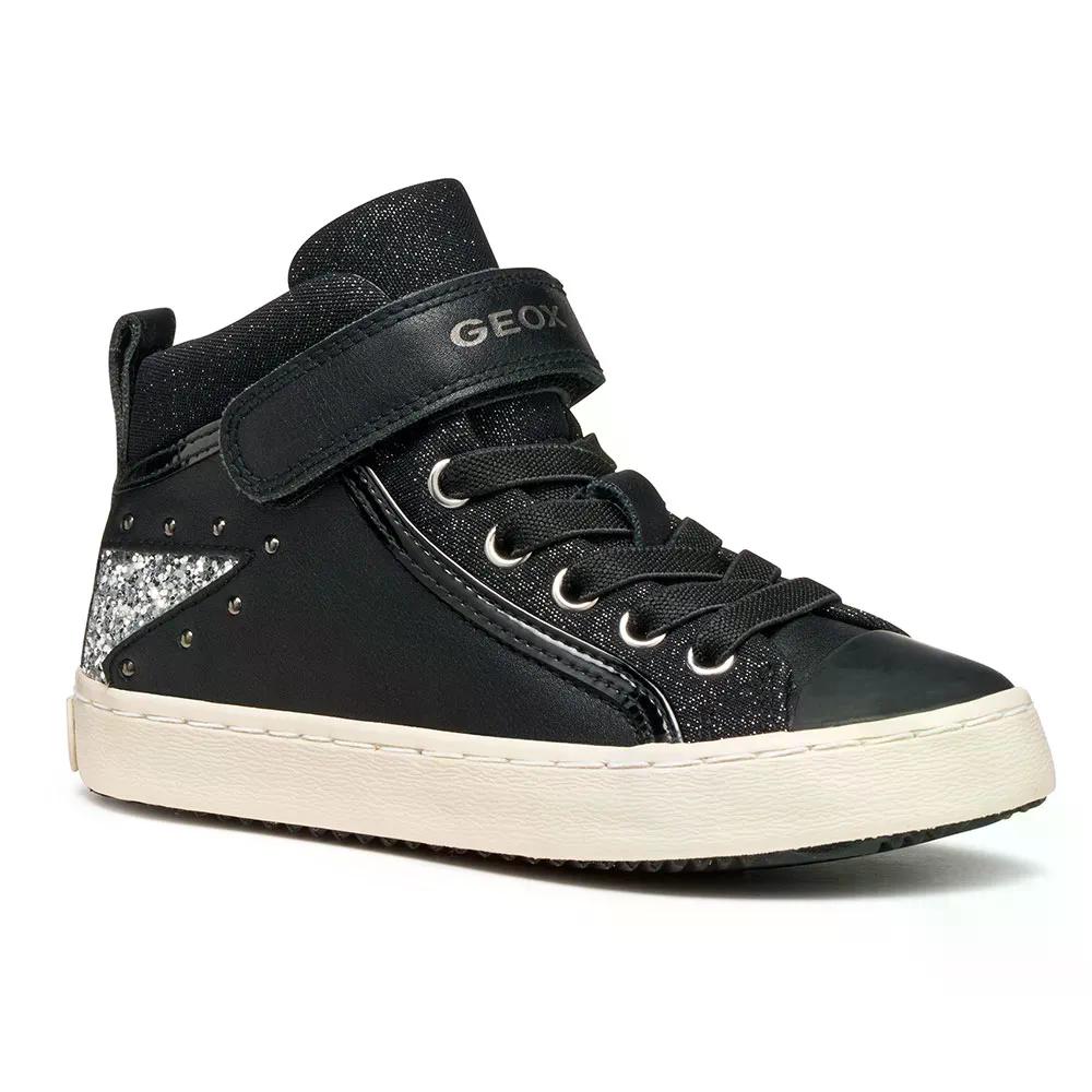 ジェオックス カリスペラ J944GM054GNC4 スニーカー ガールズ （ Black/DarkSilver ） | GEOX Kalispera J944GM054GNC4 sneakers  Girls  [t]