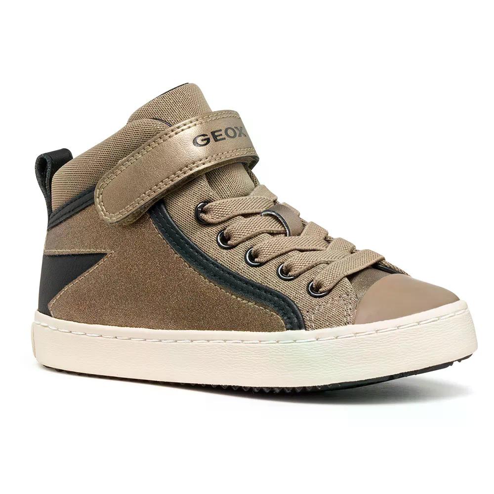 ジェオックス カリスペラ スニーカー ガールズ （ DarkBeige/Black ） | GEOX Kalispera sneakers  Girls  [t]