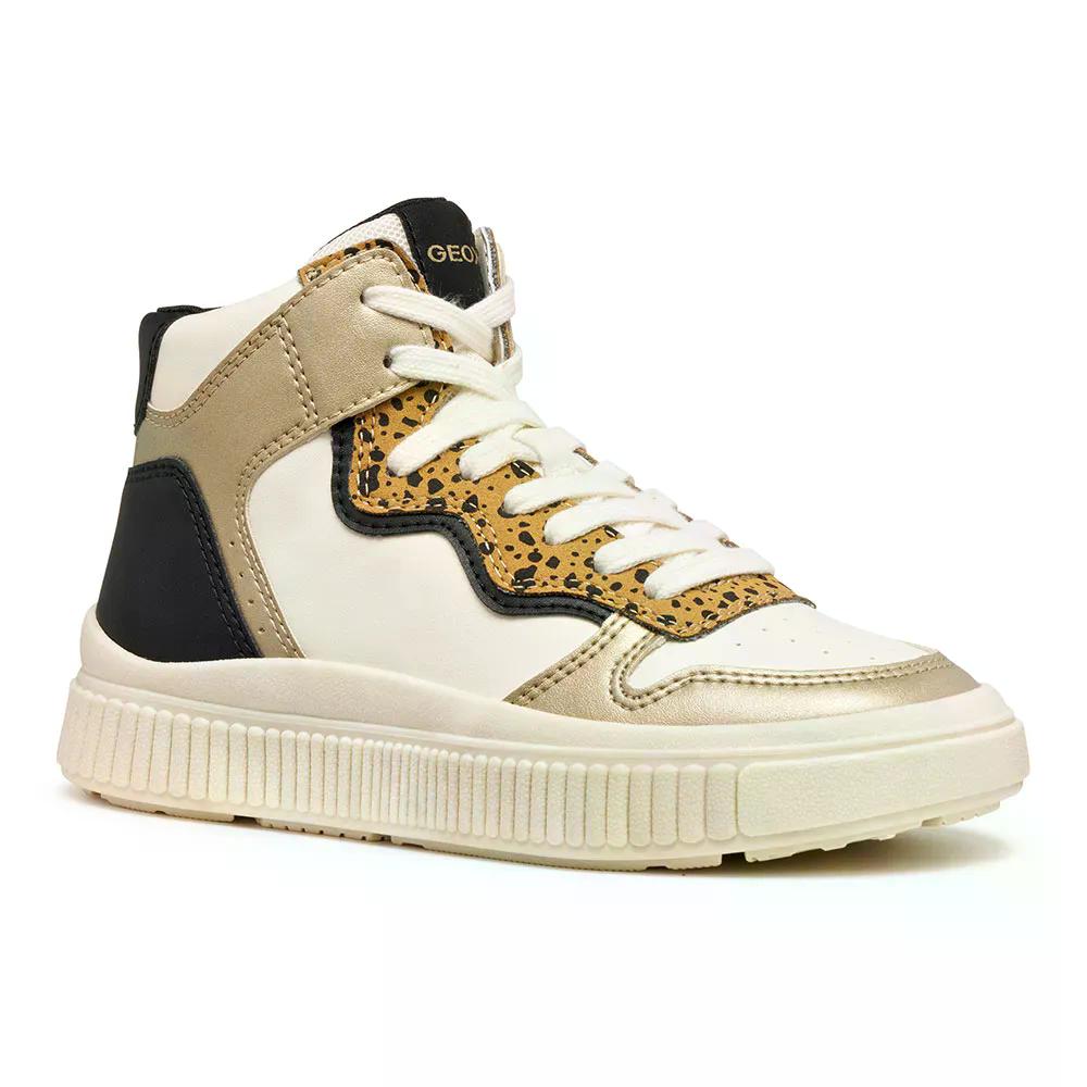 ジェオックス ラクイニー スニーカー ガールズ （ LightIvory/Platinum ） | GEOX Laquinny sneakers Girls [t]