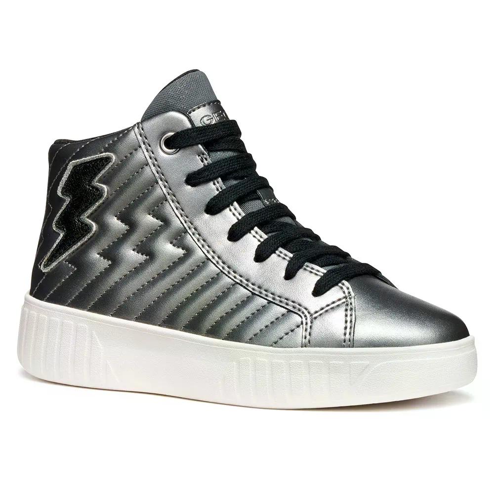 ジェオックス ミキロシ スニーカー ガールズ （ DarkSilver ） | GEOX Mikiroshi sneakers  Girls  [t]