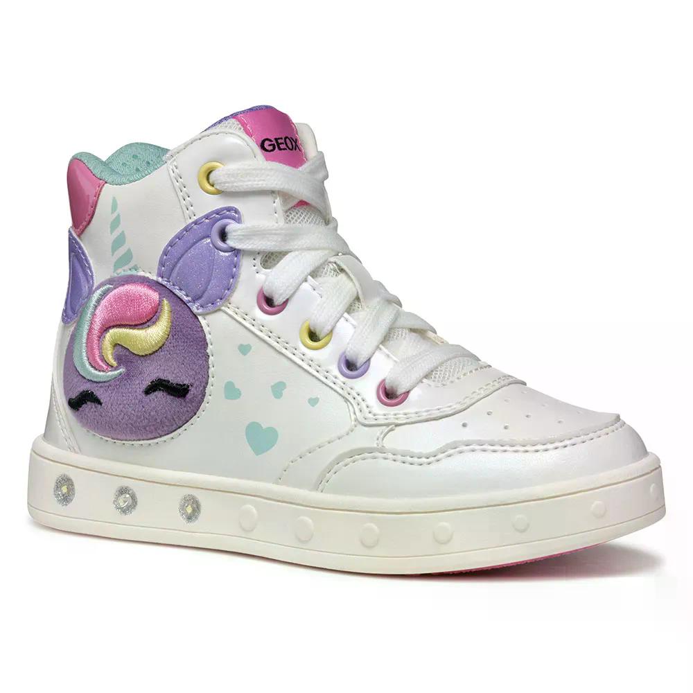 ジェオックス 天の原リン スニーカー ガールズ （ White/Multicolor ） | GEOX Skylin sneakers  Girls  [t]