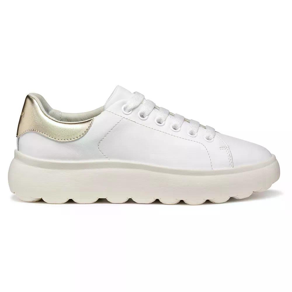 ジェオックス スフェリカ Ec4.1 スニーカー ウーマン （ White/LightGold ） | GEOX Spherica Ec4.1 sneakers woman [t]