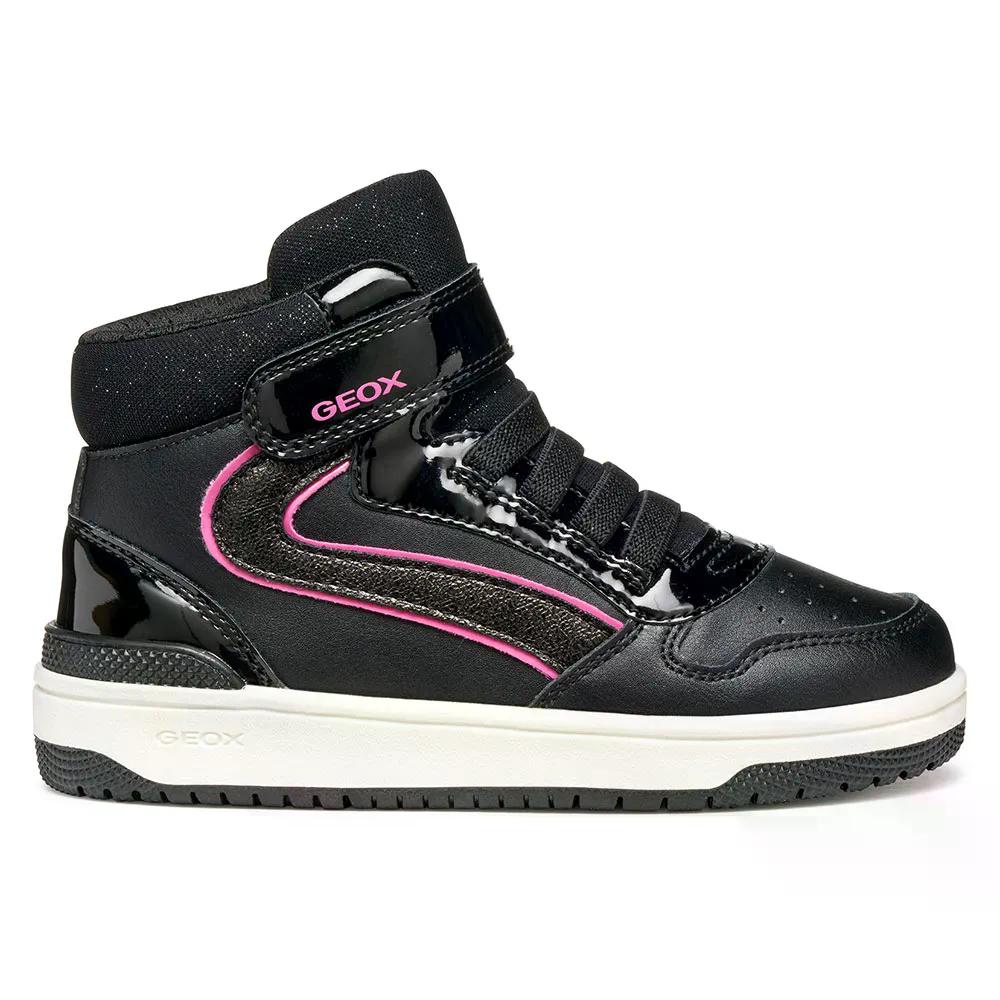 ジェオックス ワシバ スニーカー ガールズ （ Black/Fuchsia ） | GEOX Washiba sneakers Girls [t]