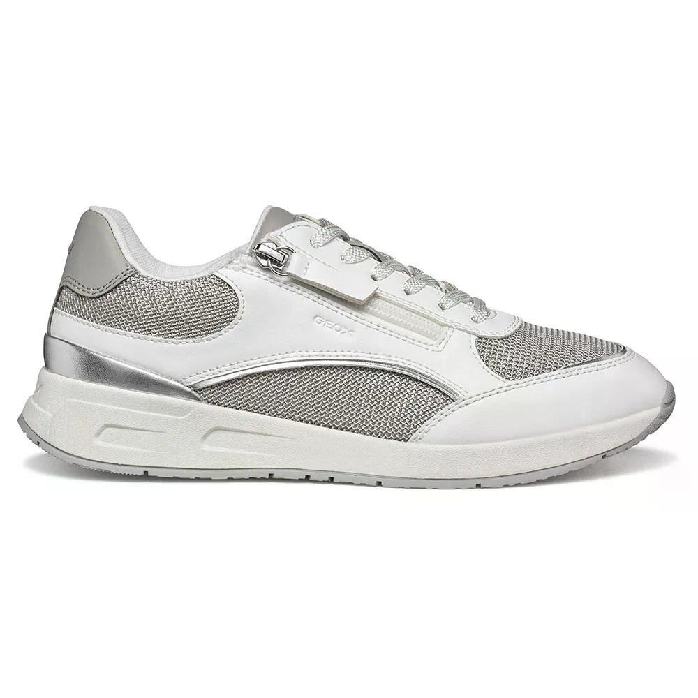 ジェオックス ブルミヤ B スニーカー ウーマン （ White/Rock ） | GEOX Bulmya B sneakers woman [t]